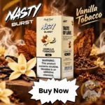 nasty burst 3mg 60ml vape juice in uae vanilla tobacco