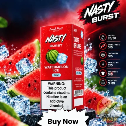 nasty burst 3mg 60ml vape juice in uae watermelon ice
