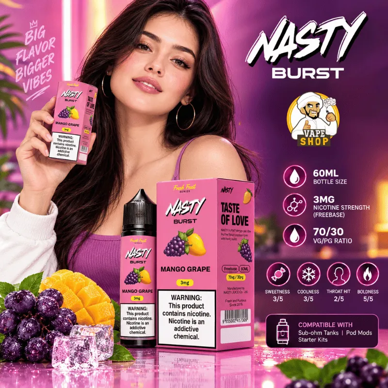 nasty burst 3mg 60ml vape juice in uae nasty burst 3mg 60ml vape juice in uae