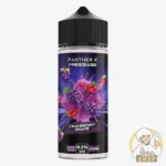 panther x series freebase 3mg nicotine vape juice cranberry grape
