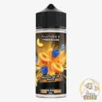 panther x series freebase 3mg nicotine vape juice peach blue razz