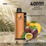 vape soul 40000 puffs 20mg nicotine disposable vape mango passion fruit