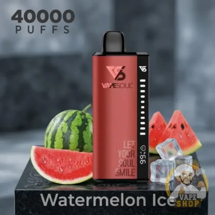 vape soul 40000 puffs 20mg nicotine disposable vape watermelon ice