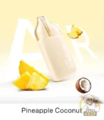 oxbar air 50mg nicotine 25000 puffs anti liquid leak and clear tank vape pineapple coconut