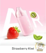 oxbar air 50mg nicotine 25000 puffs anti liquid leak and clear tank vape strawberry kiwi