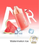 oxbar air 50mg nicotine 25000 puffs anti liquid leak and clear tank vape watermelon ice
